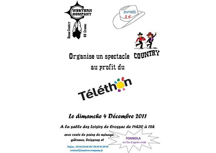 Affiche spectacle 4 decembre 2011